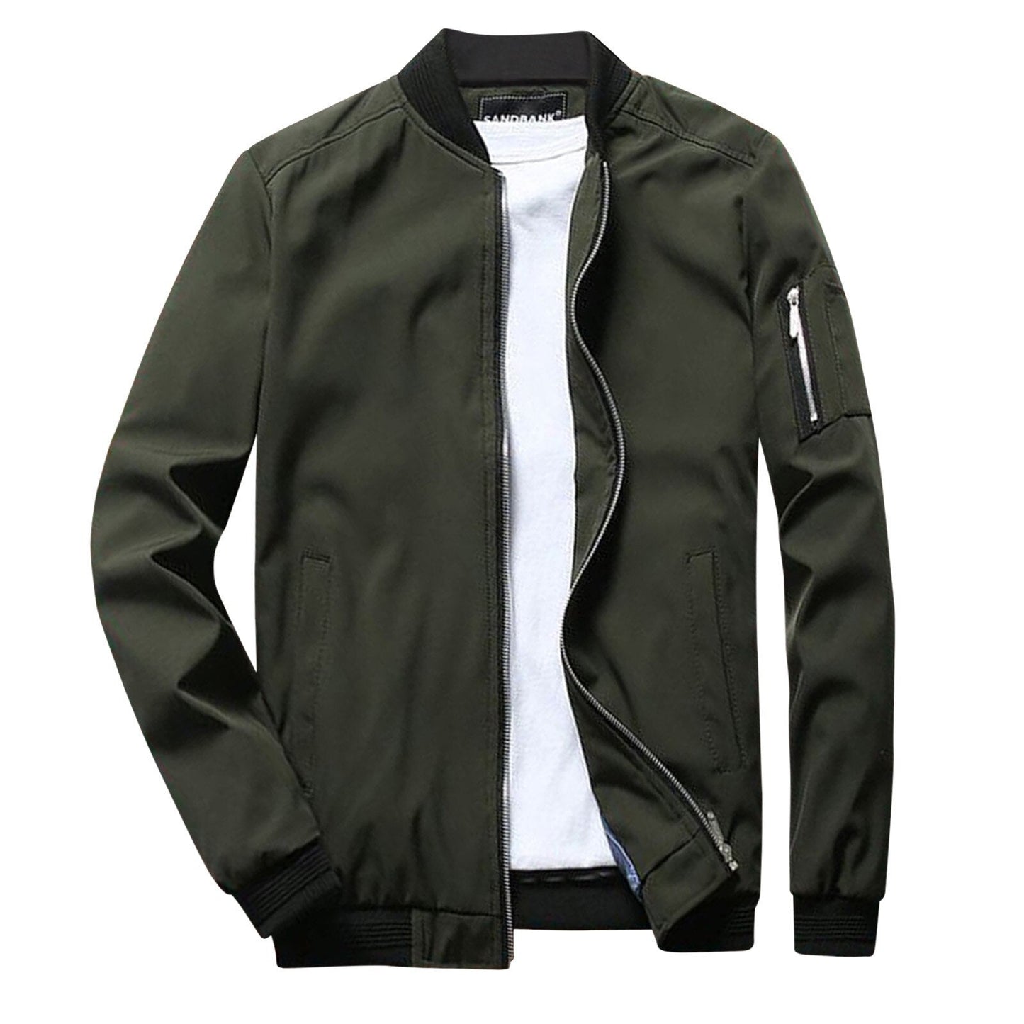 Heren Jasje Slim Fit Stijlvol Zwart Design