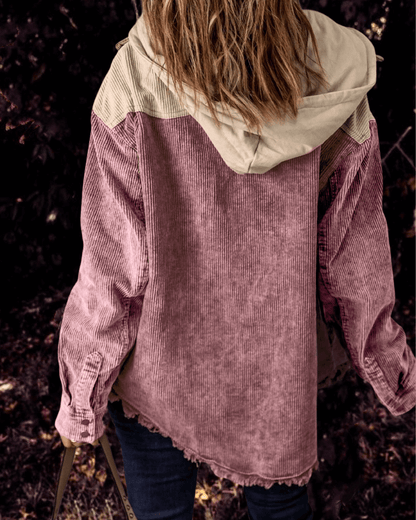 Damesjas Retro Stijl met Zakken