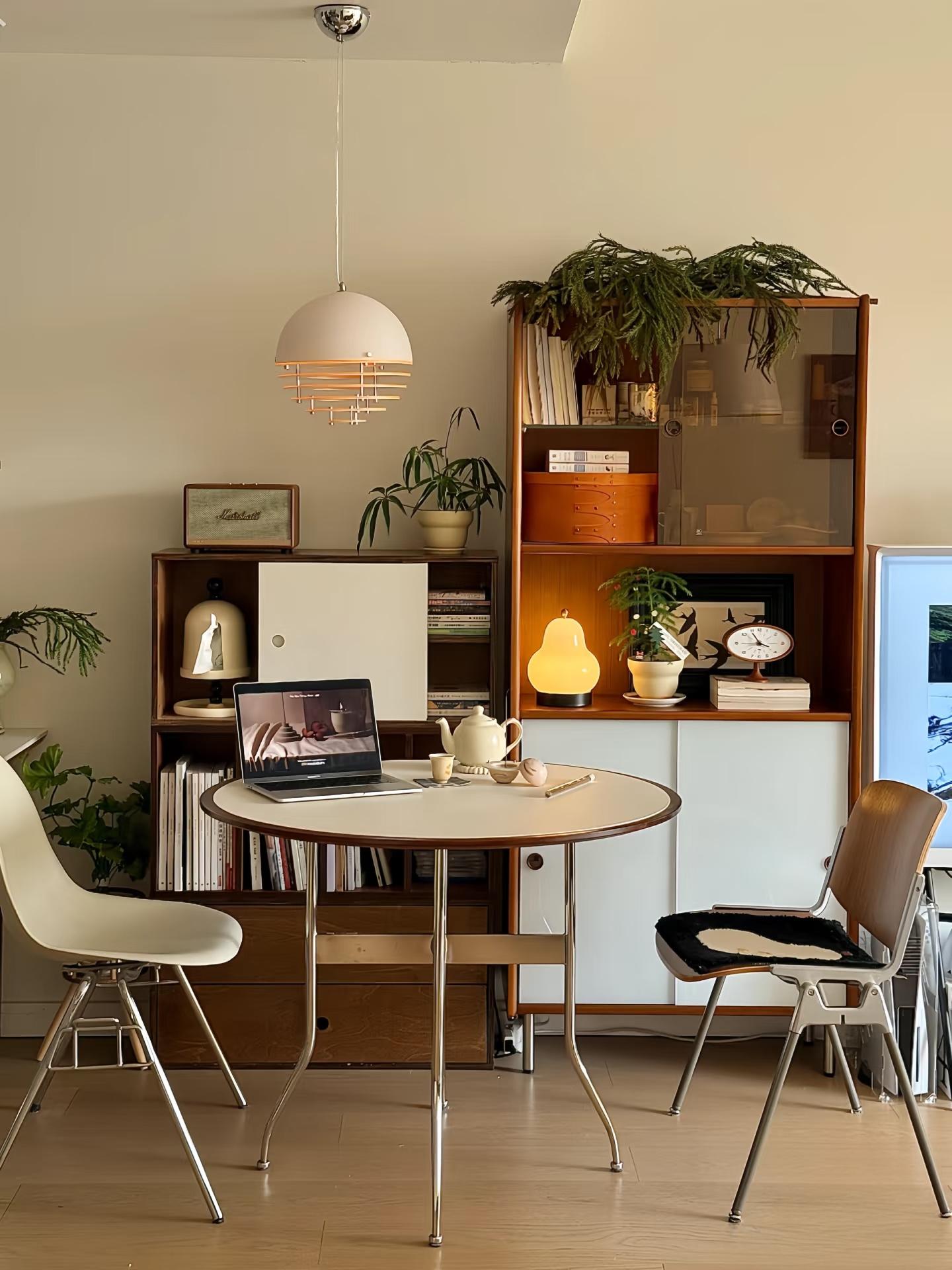 Stijlvolle Hanglamp Bauhaus Design Oranje-Wit Sfeerverlichting voor Moderne Interieurs