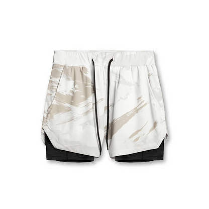 Heren Sportshort 2-in-1 Waterdichte Trainingsbroek - StudioMarella