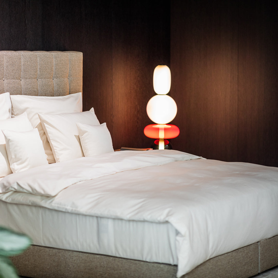 Glazen Vloerlamp met Handgeblazen Kap Zwarte Standaard Modern Design Woonkamer Verlichting