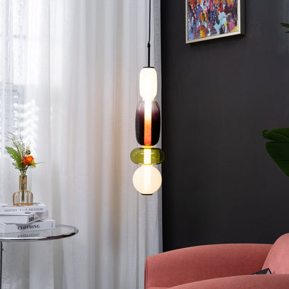 Hanglamp Gekleurd Glas Acryl LED Dimbaar Metaal 16-18cm 8 Modellen Woonkamer Eetkamer Modern