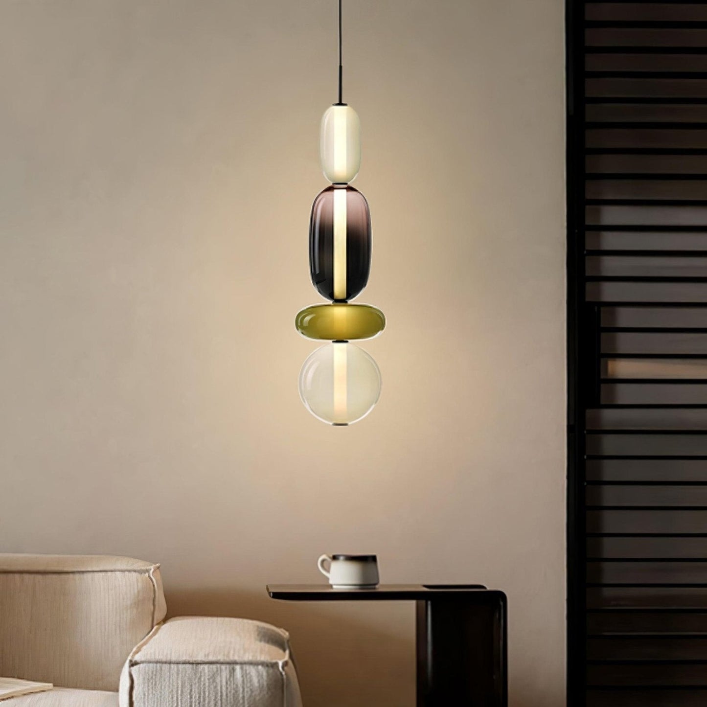 Hanglamp Gekleurd Glas Acryl LED Dimbaar Metaal 16-18cm 8 Modellen Woonkamer Eetkamer Modern