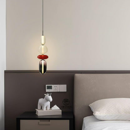 Hanglamp Gekleurd Glas Acryl LED Dimbaar Metaal 16-18cm 8 Modellen Woonkamer Eetkamer Modern