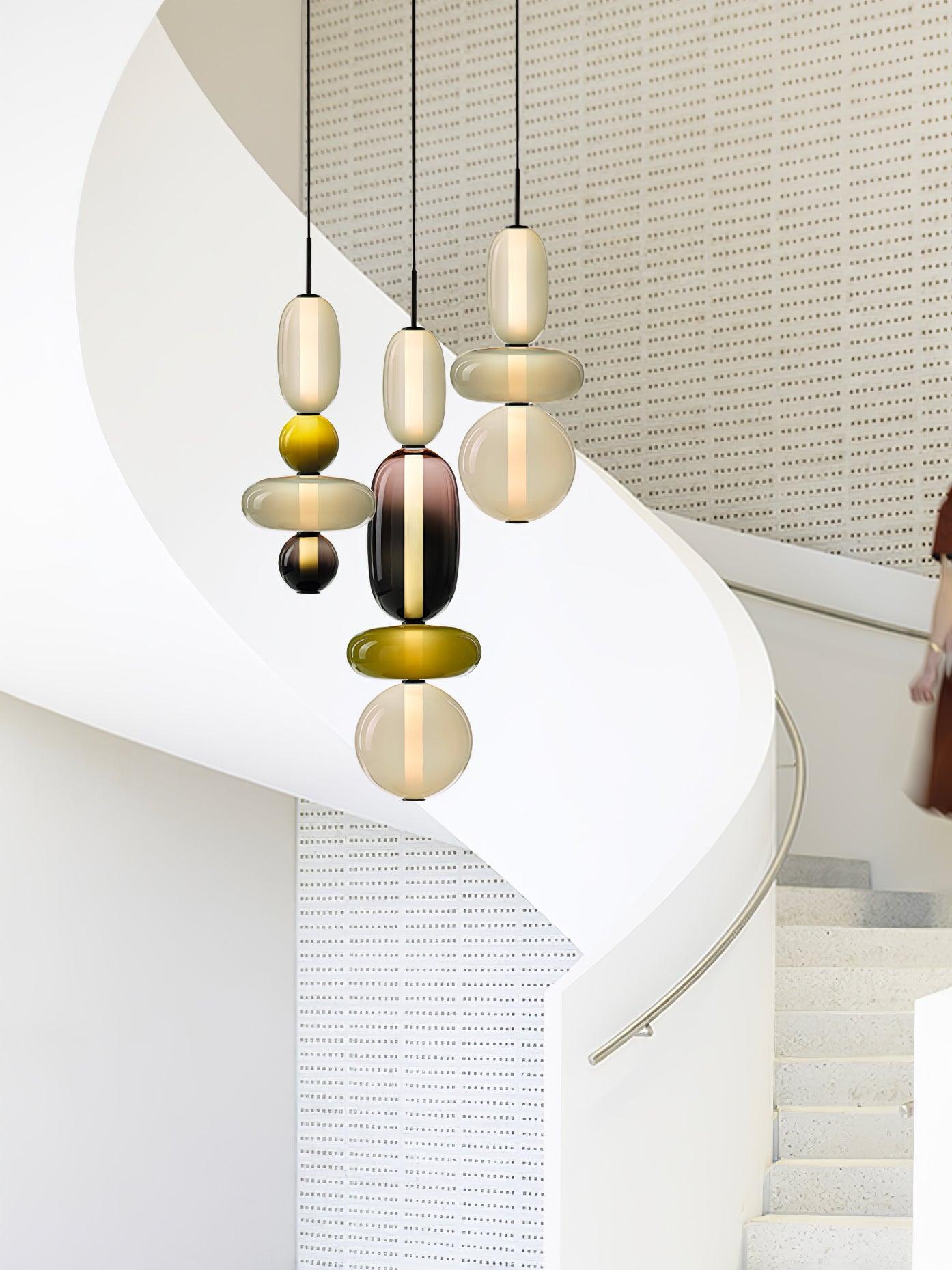 Hanglamp Gekleurd Glas Acryl LED Dimbaar Metaal 16-18cm 8 Modellen Woonkamer Eetkamer Modern