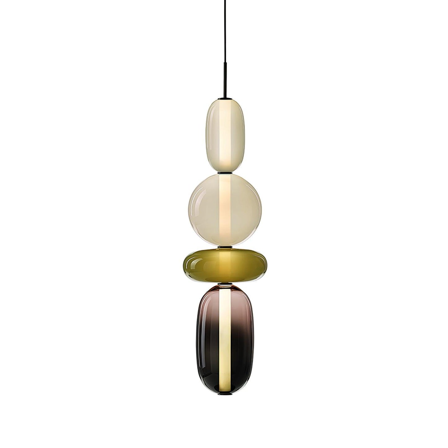 Hanglamp Gekleurd Glas Acryl LED Dimbaar Metaal 16-18cm 8 Modellen Woonkamer Eetkamer Modern