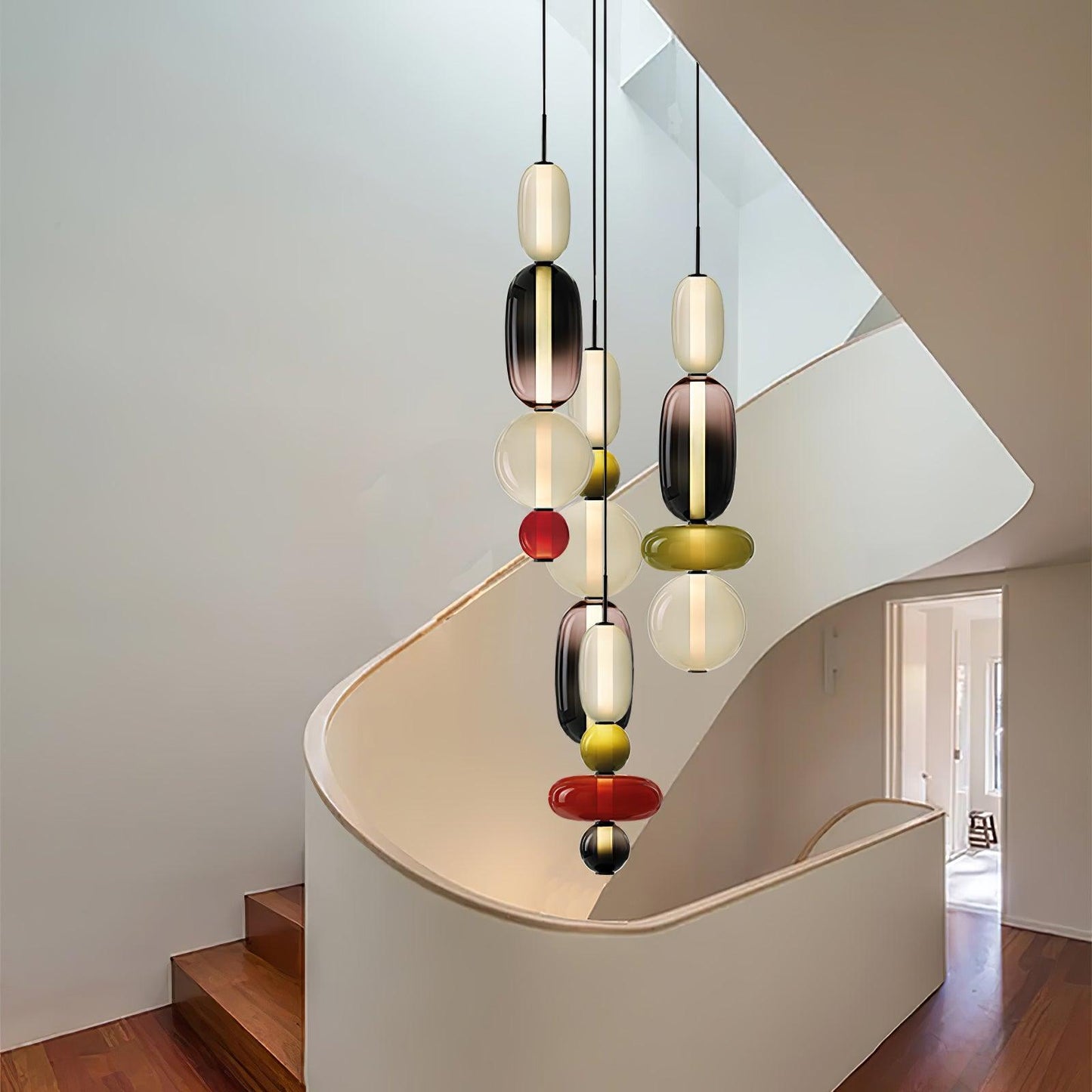 Hanglamp Gekleurd Glas Acryl LED Dimbaar Metaal 16-18cm 8 Modellen Woonkamer Eetkamer Modern