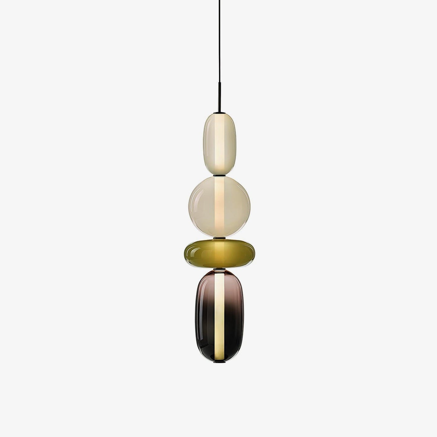 Hanglamp Gekleurd Glas Acryl LED Dimbaar Metaal 16-18cm 8 Modellen Woonkamer Eetkamer Modern