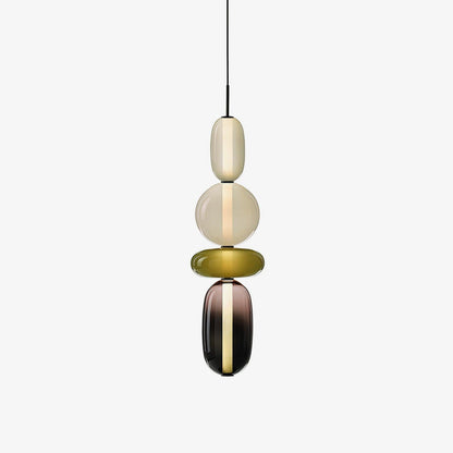 Hanglamp Gekleurd Glas Acryl LED Dimbaar Metaal 16-18cm 8 Modellen Woonkamer Eetkamer Modern