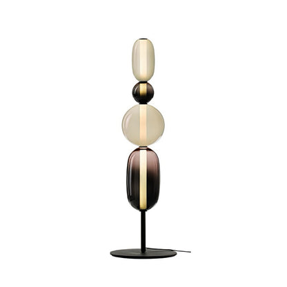 Vloerlamp Glas LED 130 of 160 cm Rood Wit Zwart Woonkamer Design Staande Lamp Lichtobject Interieur