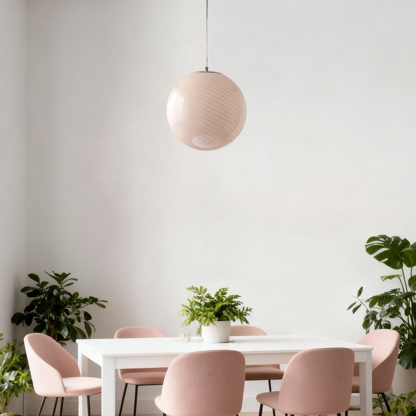 Glazen Hanglamp met Gedraaide Vorm – Handgeblazen Designverlichting voor Keukeneiland en Eetruimte
