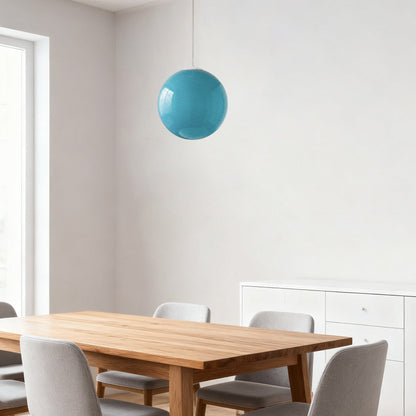 Glazen Hanglamp met Gedraaide Vorm – Handgeblazen Designverlichting voor Keukeneiland en Eetruimte