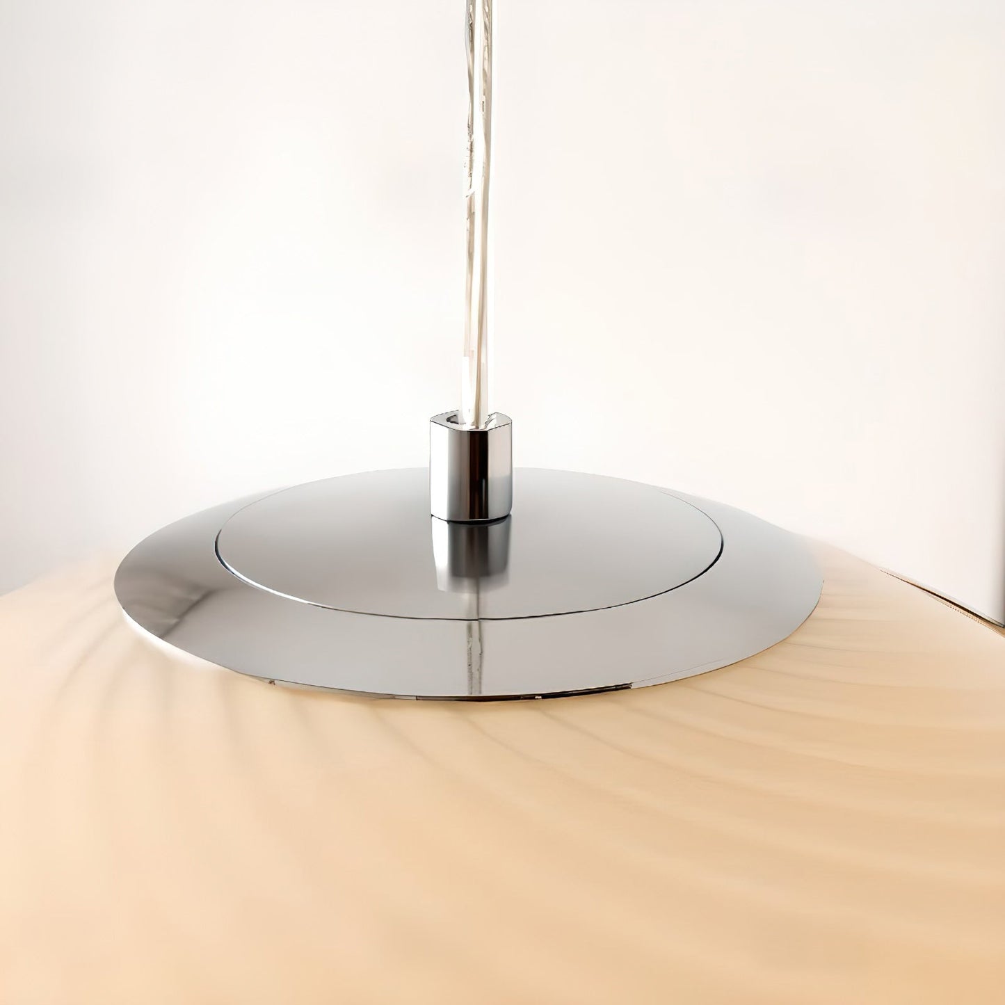 Glazen Hanglamp met Gedraaide Vorm – Handgeblazen Designverlichting voor Keukeneiland en Eetruimte
