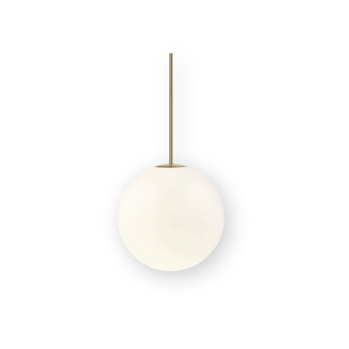 Hanglamp Messing Melkglas Plafond Minimalistisch Modern Scandinavisch Hal Eettafel Nachtkastje