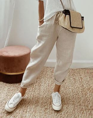 Katoenen Broek Zomerse Stijl Comfortabel Lichte Zomerbroek