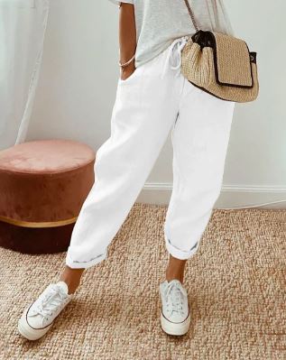 Katoenen Broek Zomerse Stijl Comfortabel Lichte Zomerbroek
