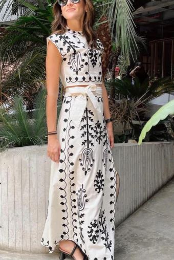 Auda Tweedelige Set met Leuke Print