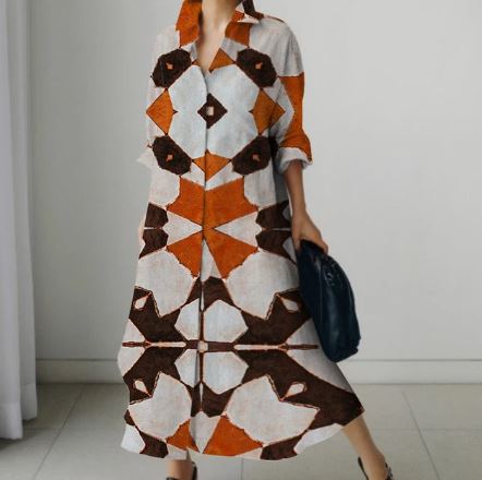 Dames Overhemdjurk Kort Mouw Elegante Stijl - StudioMarella