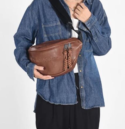Leren Borstzak Mannen Vintage Look - StudioMarella