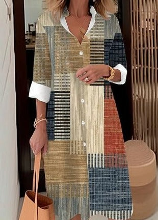 Vrouwelijke Overshirtjurk Elegante Stijl - StudioMarella