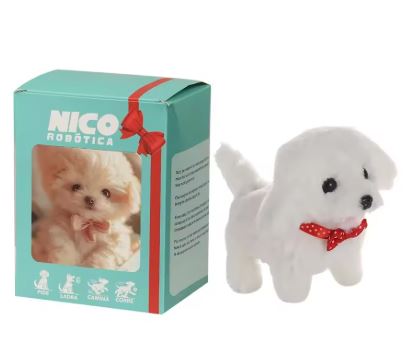 Robotspeelgoed Hond Interactief Loopt Blaft Staart Kwispelt Pluche Cadeau