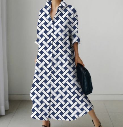 Zomerjurk Dames Bloemprint Jurk voor Vrouw