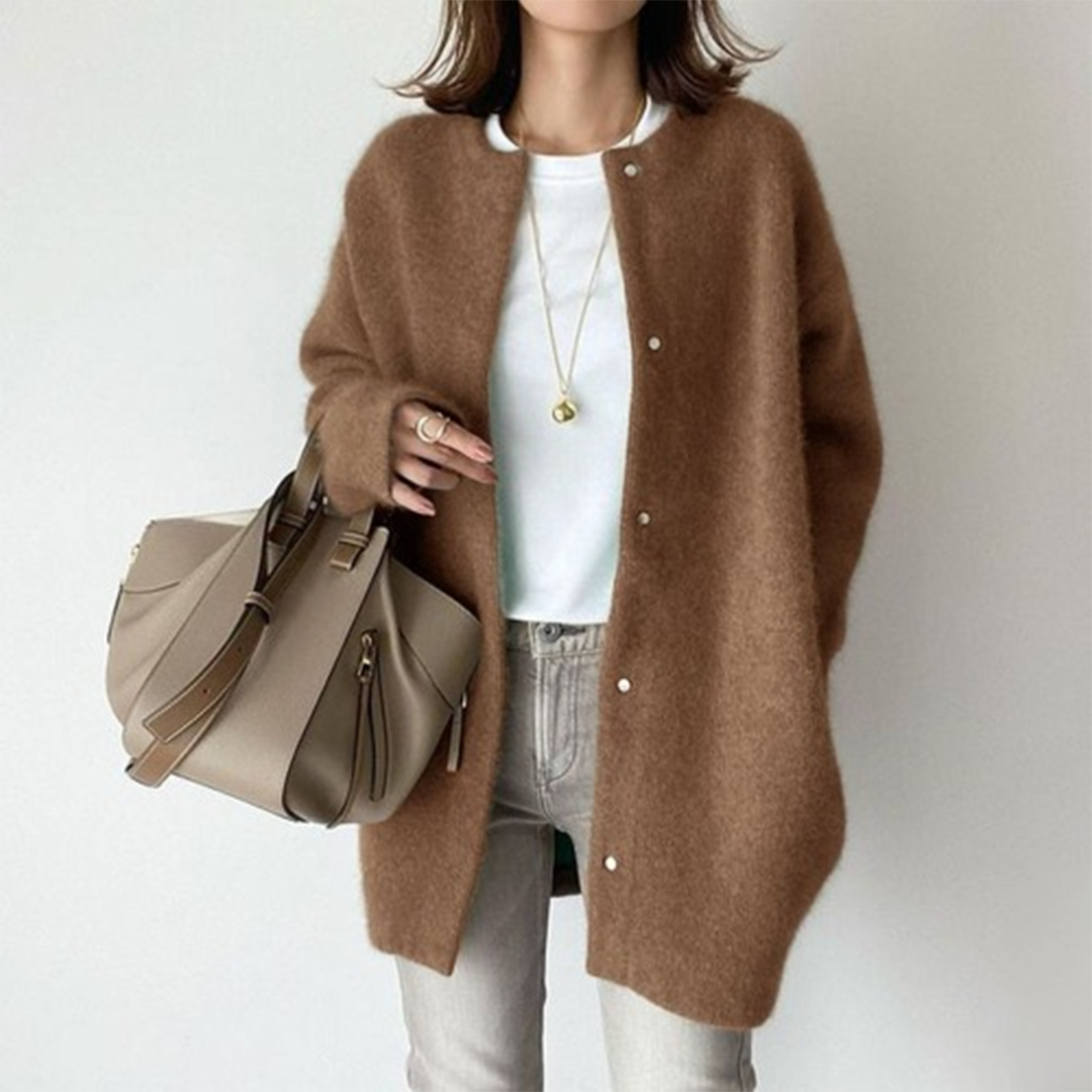 Liana Cardigan Elegant Lange Mouw