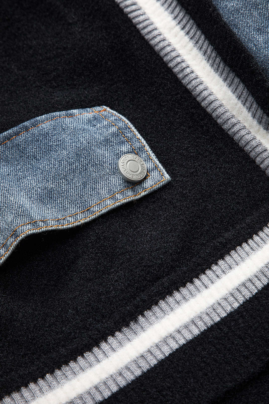 Blazer Cardigan Combinatie - Denim Overhemd Jas