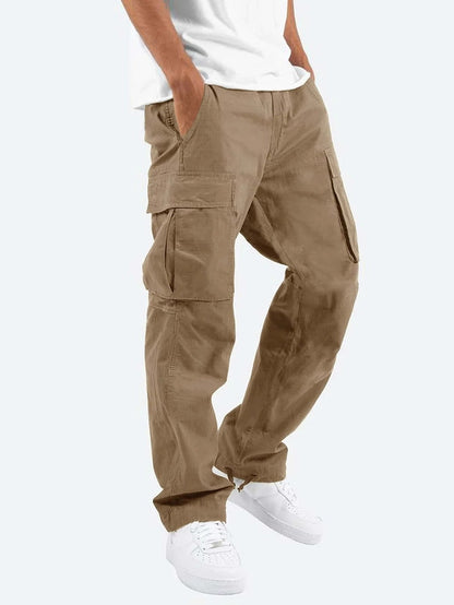 Cargobroek Heren | Cargo Broek | Elastische Tailleband & Ruime Zakken