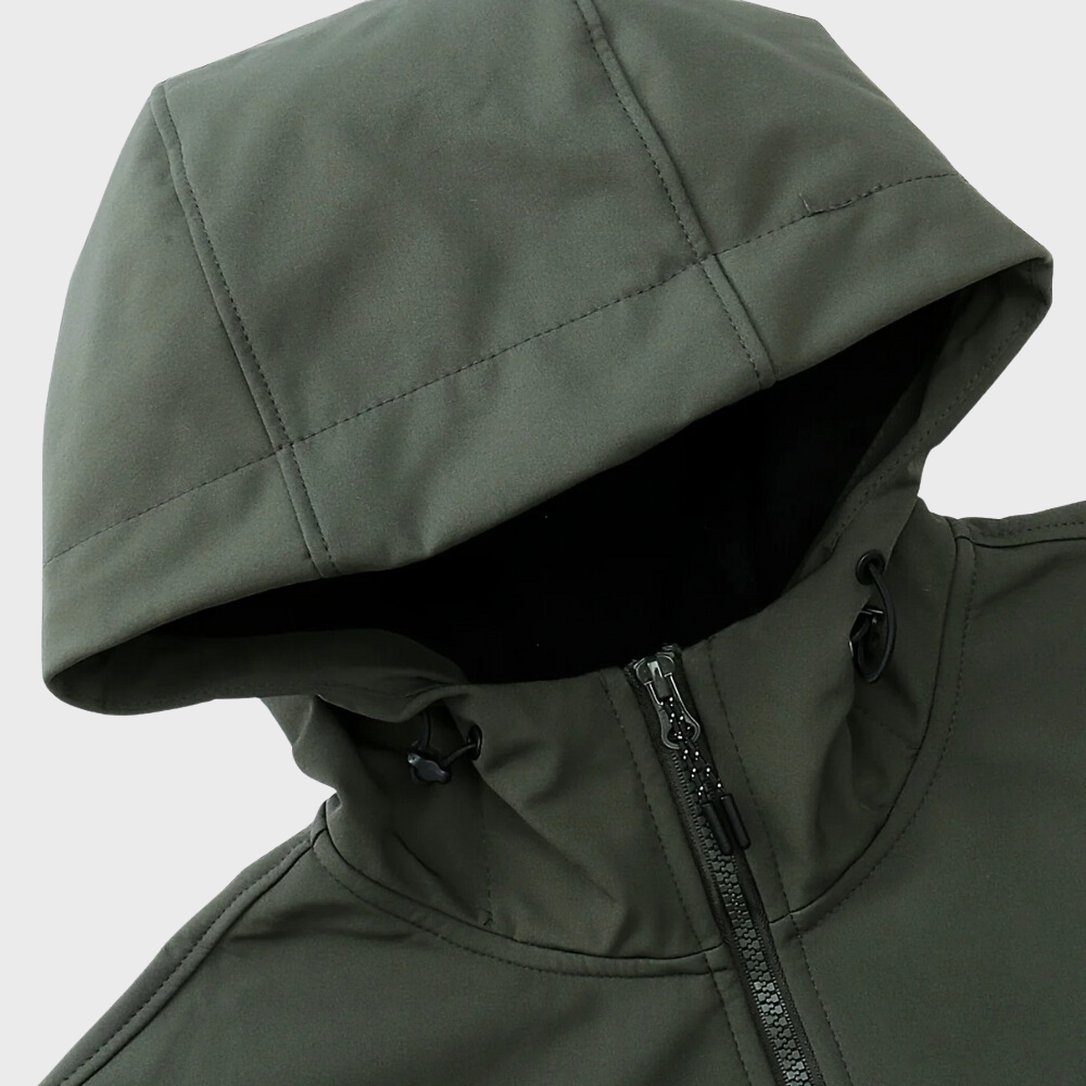 Waterdichte Mannenjas Met Capuchon Casual Stijl