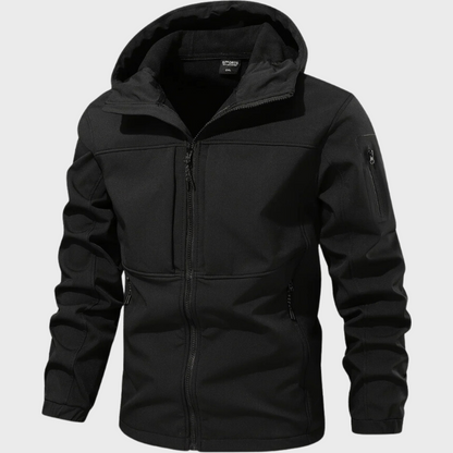 Waterdichte Mannenjas Met Capuchon Casual Stijl