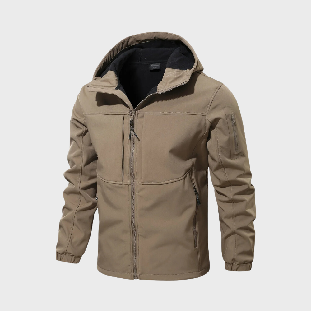 Waterdichte Mannenjas Met Capuchon Casual Stijl