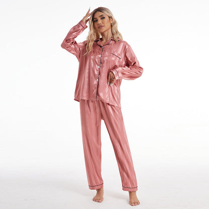 Dames Pyjama Set Gestreept Zijde Comfortabel