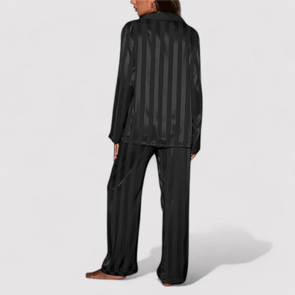Dames Pyjama Set Gestreept Zijde Comfortabel