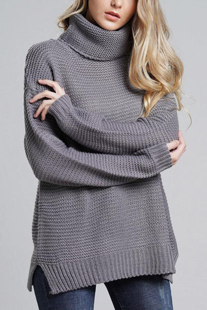 Dikke Brei Trui voor Vrouw Elegante Stijl