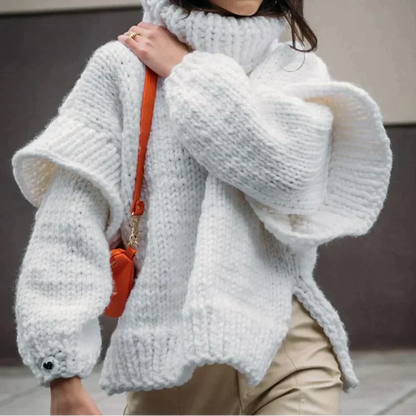 Dames Trui Gebreid Warm Oversized Wintermode