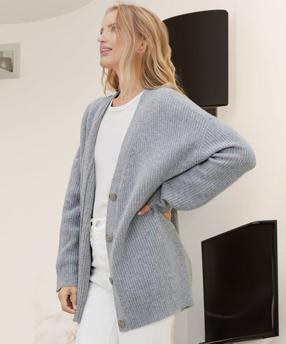 Zachte Kasjmier Vest Warme Jas voor Vrouw