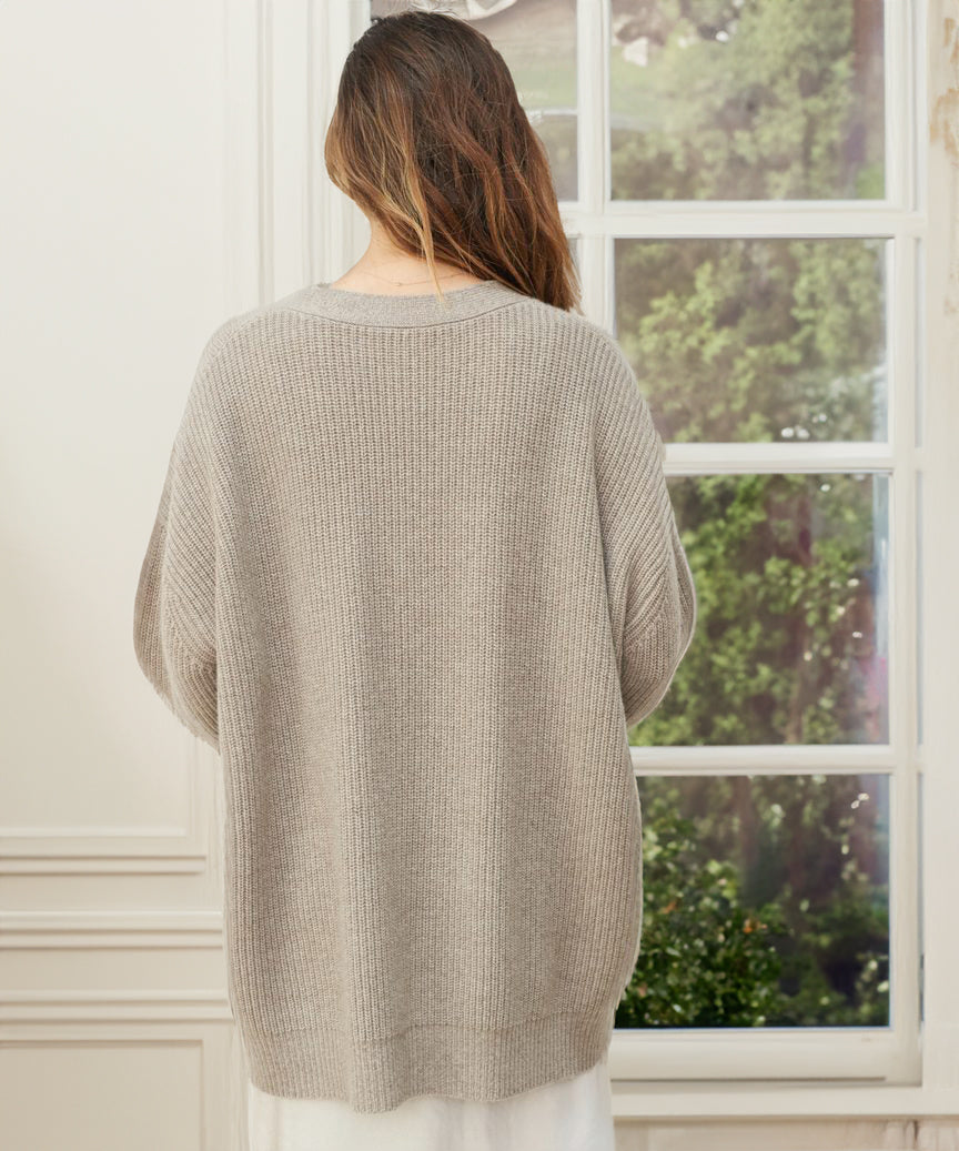 Zachte Kasjmier Vest Warme Jas voor Vrouw