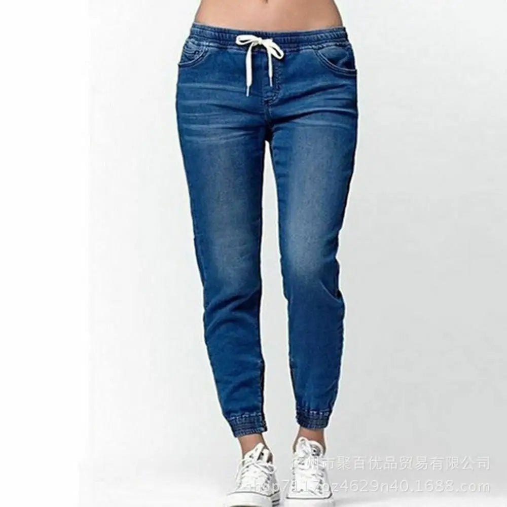 Skinny Jogger Jeans Elastisch Comfortabel voor Vrouw