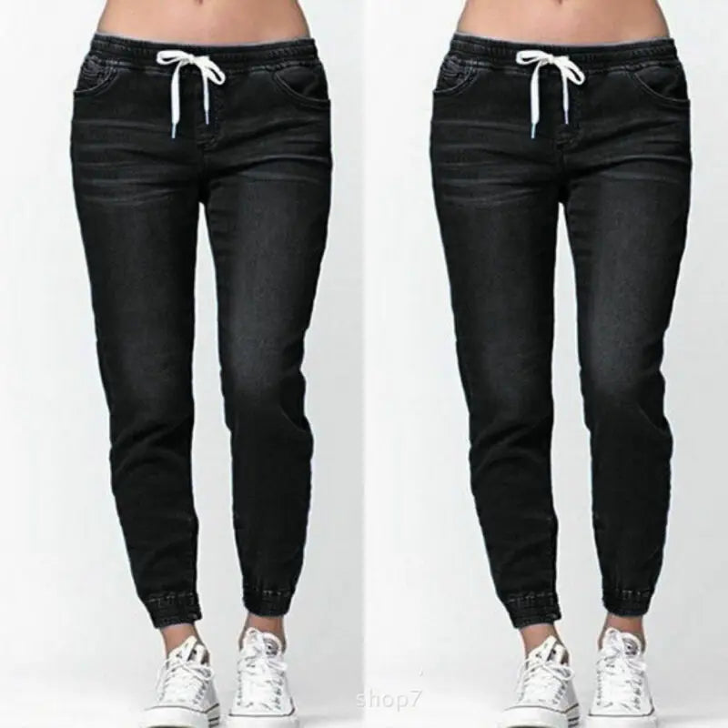 Skinny Jogger Jeans Elastisch Comfortabel voor Vrouw