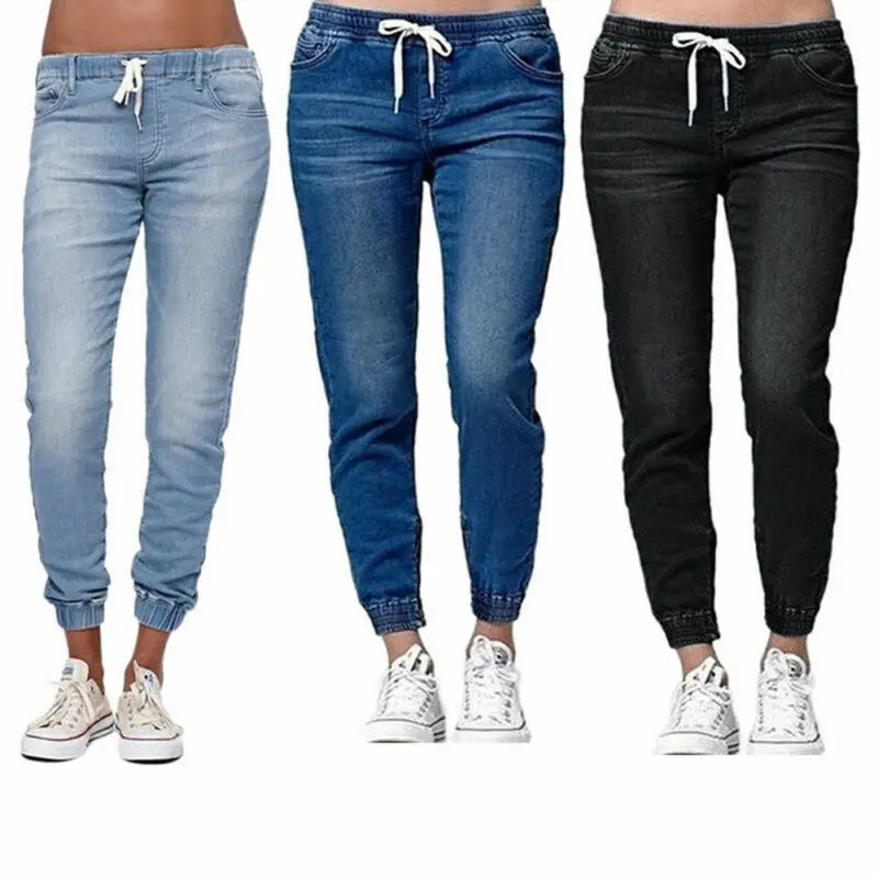 Skinny Jogger Jeans Elastisch Comfortabel voor Vrouw