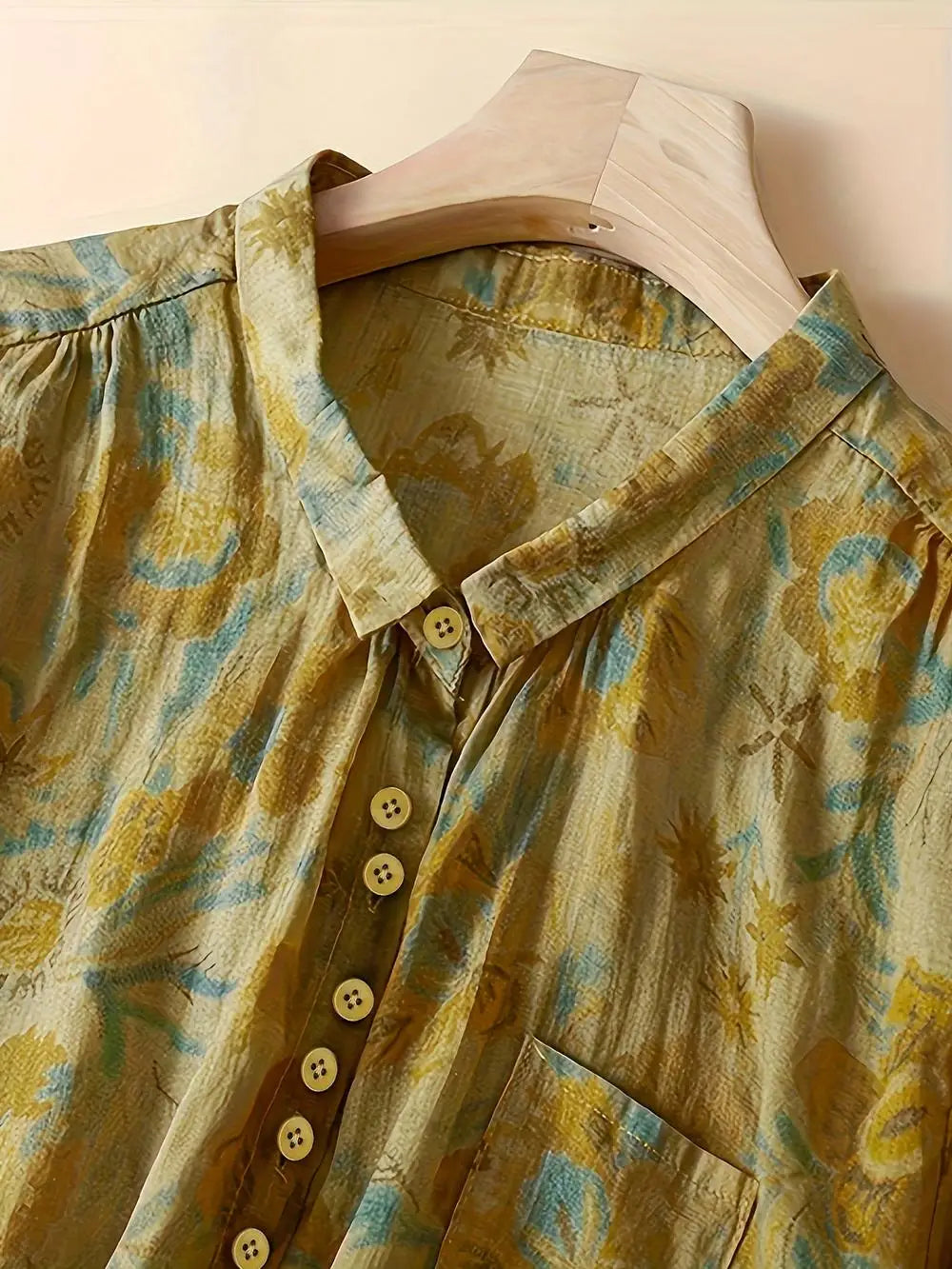 Vrouwelijke Zomer Blouse met Bloemenprint