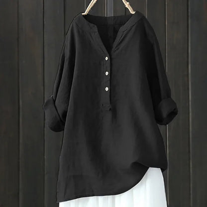 Losse Zomerblouse Comfortabele Vrije Stijl voor Vrouwen