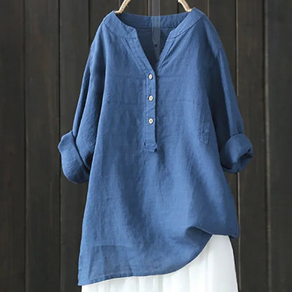 Losse Zomerblouse Comfortabele Vrije Stijl voor Vrouwen - StudioMarella