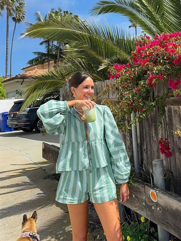 Zomerse Ruitjes Jurk Vrouw Moda