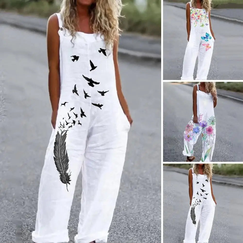 Dames Jumpsuit Zomerjurk Vrolijk en Comfortabel