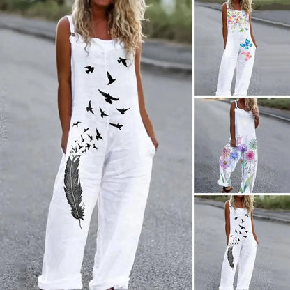 Dames Jumpsuit Zomerjurk Vrolijk en Comfortabel