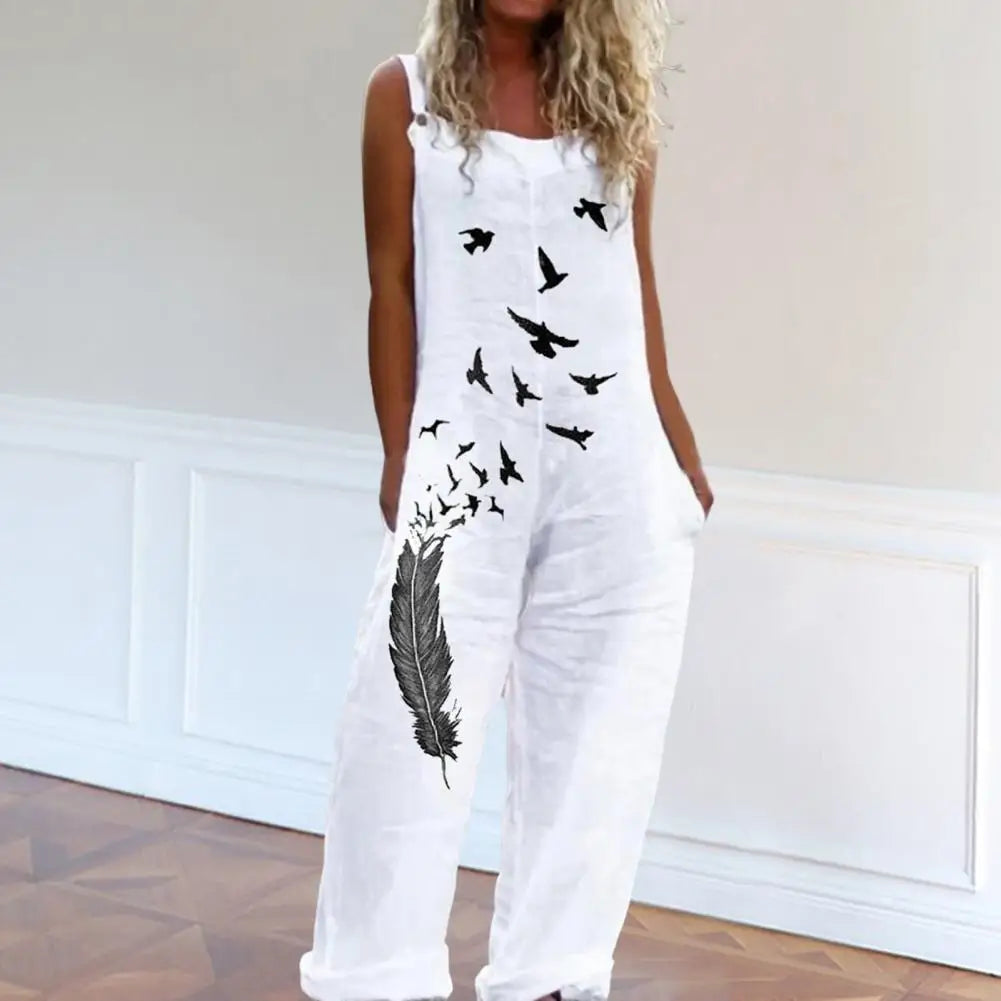 Dames Jumpsuit Zomerjurk Vrolijk en Comfortabel