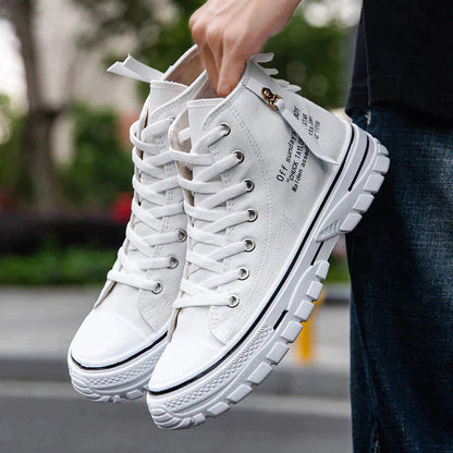 Canvas Herenschoenen Comfortabel Casual Stappen