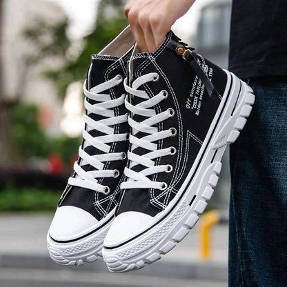 Canvas Herenschoenen Comfortabel Casual Stappen